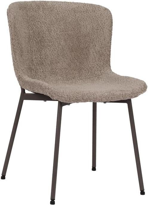Housecraft living Maryan Eetkamerstoelen Taupe Set van 2 - Foto 2