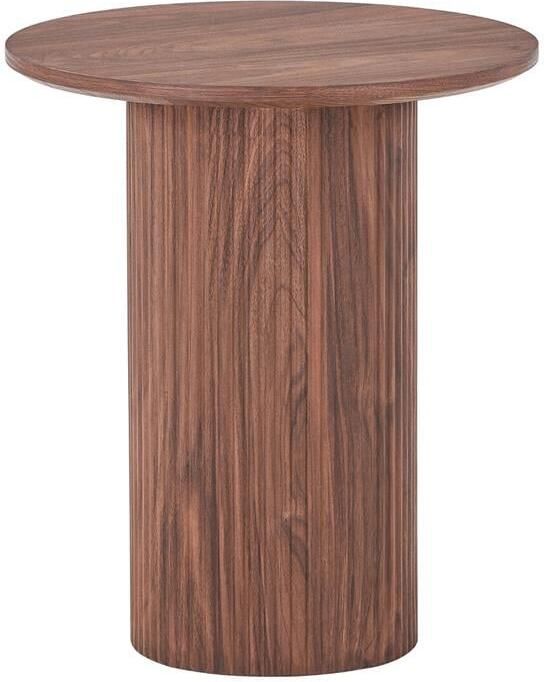 By fonQ Fiss Bijzettafel Ø 40 cm Walnoot - Foto 2