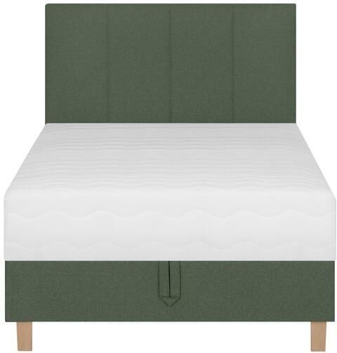 By fonQ Fjora Eenpersoonsbed met Opbergruimte 90 x 200 cm Groen
