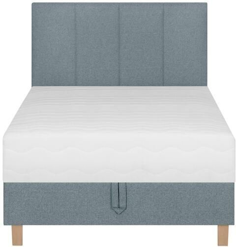 By fonQ Fjora Eenpersoonsbed met Opbergruimte 90 x 200 cm Blauw