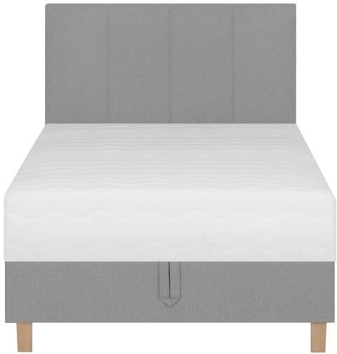 By fonQ Fjora Boxspring met Opbergruimte 120 x 200 cm Grijs
