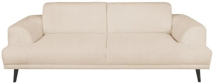 By fonQ Flair 3-zitsbank Rib Crème