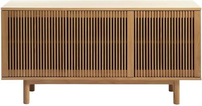 Giga Meubel Giga Living Dressoir Naturel Eikenhout 3-Deuren 143x45x70cm Tiber - Foto 2