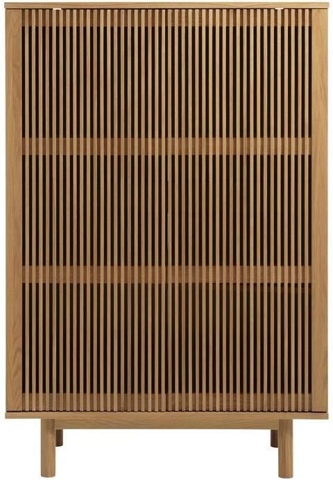 Giga Meubel Giga Living Wandkast Naturel Eikenhout 2-Deuren 95x45x140cm Tiber - Foto 2