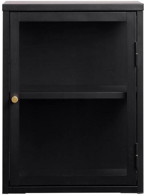 Giga Living Wandkast Metaal Zwart 2 Planken Soft Closing Kast Carmel - Foto 3