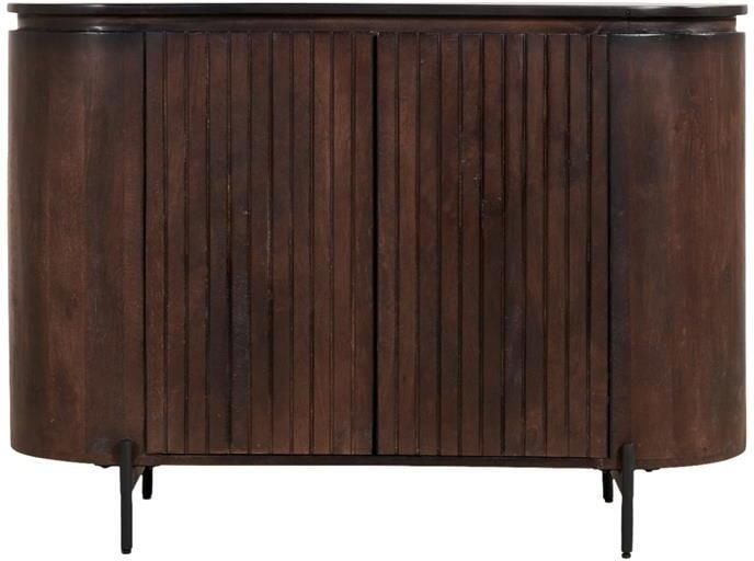 By fonQ Grand Dressoir Donkerbruin Mangohout B 115 cm - Foto 4