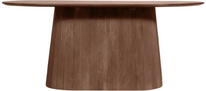 By fonQ Grand Eettafel Tabacco Mangohout 180 x 100 cm