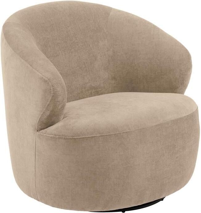 By fonQ Hug Draaibare Fauteuil Chenille Cappuccino