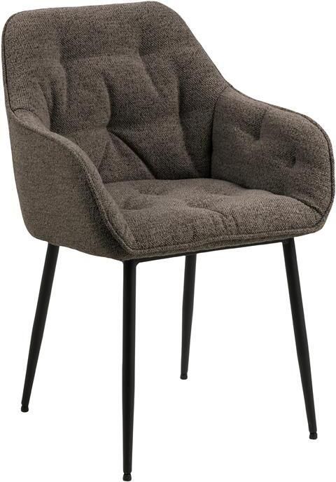 Giga Living Eetkamerstoel Zion met Armleuning Taupe - Foto 2