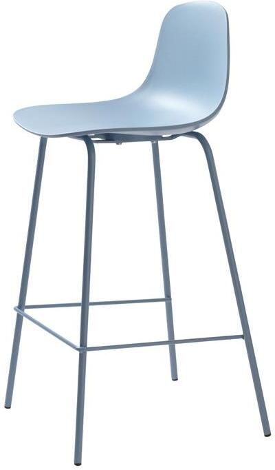 Meubelplaats Barstoel Whitby Blauw (set van 2) - Foto 3