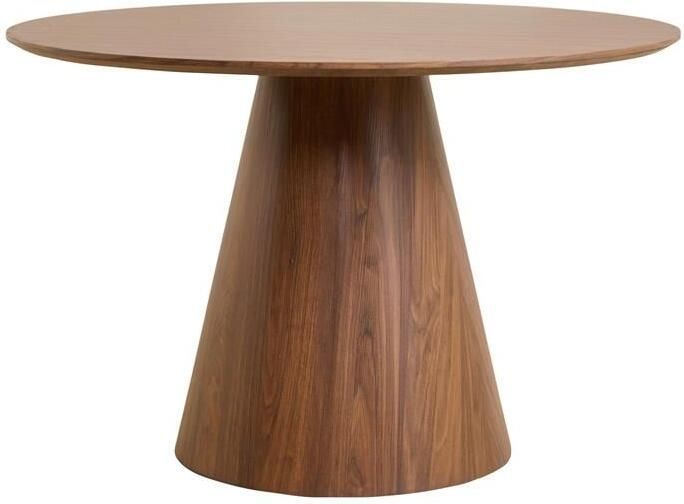 By fonQ Livo Eettafel Ø 120 cm Walnoot