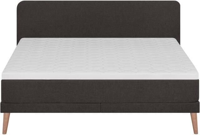 By fonQ Loa Boxspring 140 x 200 cm Antraciet