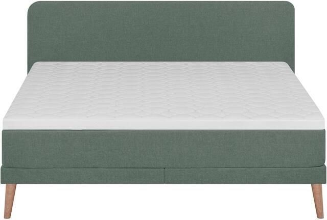 By fonQ Loa Boxspring 160 x 200 cm Mosgroen