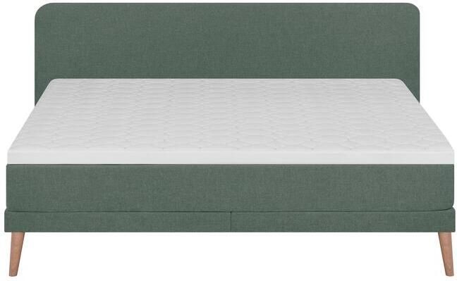 By fonQ Loa Boxspring 180 x 200 cm Mosgroen