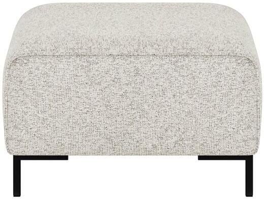 By fonQ Loft Hocker Chenille Melange Ecru