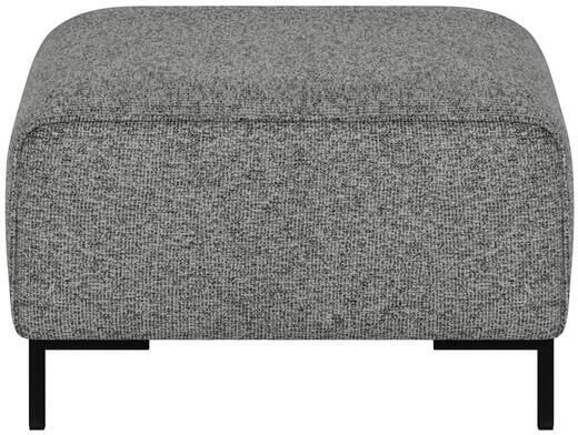 By fonQ Loft Hocker Chenille Melange Steengrijs