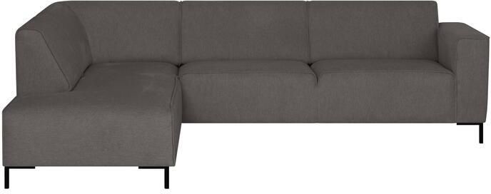 By fonQ Loft Hoekbank Links Chenille Antraciet