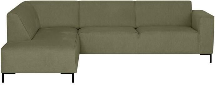 By fonQ Loft Hoekbank Links Chenille Groen