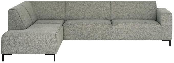 By fonQ Loft Hoekbank Links Chenille Melange Mintgroen