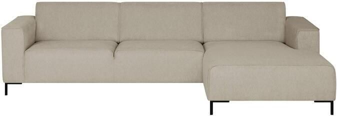 By fonQ Loft Hoekbank met Chaise Longue Rechts Chenille Greige