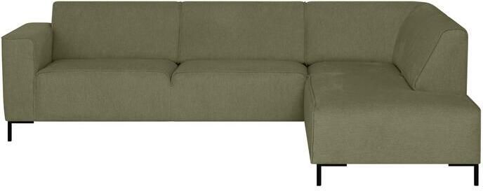 By fonQ Loft Hoekbank Rechts Chenille Groen