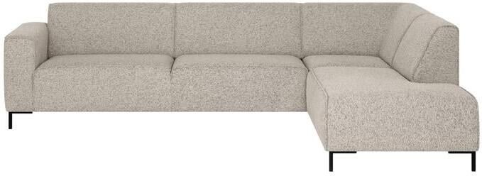 By fonQ Loft Hoekbank Rechts Chenille Melange Grijs