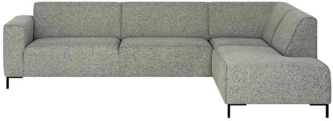 By fonQ Loft Hoekbank Rechts Chenille Melange Mintgroen