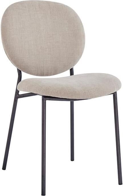 By fonQ Loop Eetkamerstoel Chenille Beige