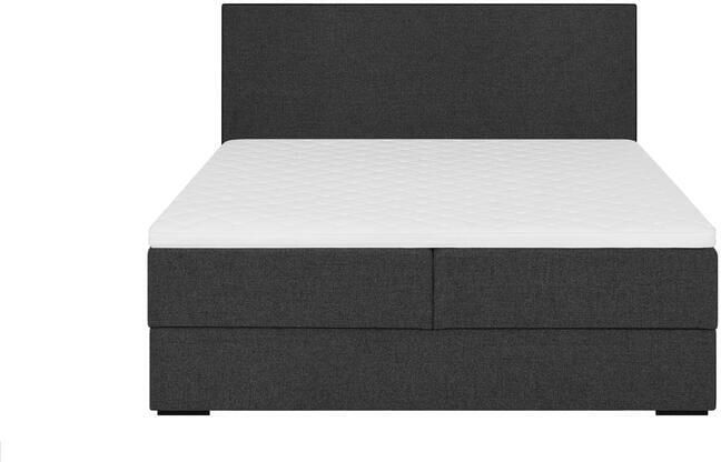 By fonQ Modo Boxspring met Opbergruimte 160 x 200 cm Graffietgrijs