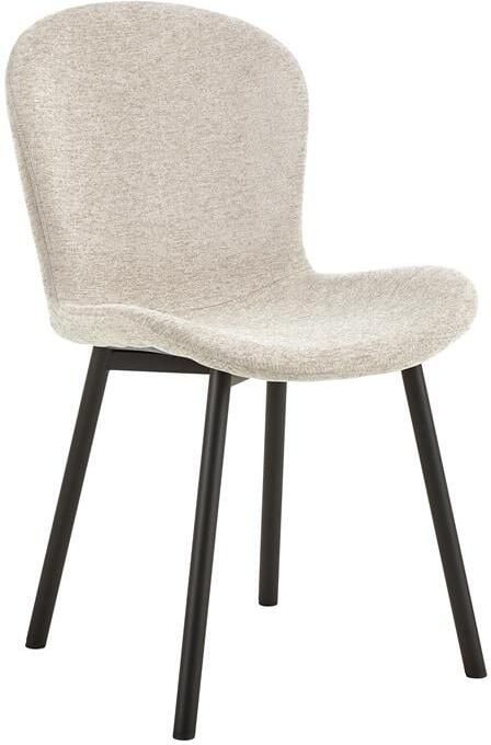 Giga Living Eetkamerstoel Galtor Beige Stof Zithoogte 47cm Set van 2 - Foto 2