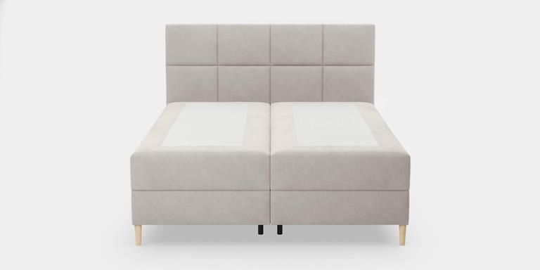 By fonQ Novae Boxspring met Opbergruimte 160 x 200 cm Beige Naturel