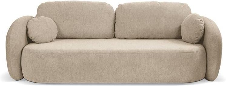 By fonQ Orin 3-zitsbank met Slaapfunctie Chenille Beige