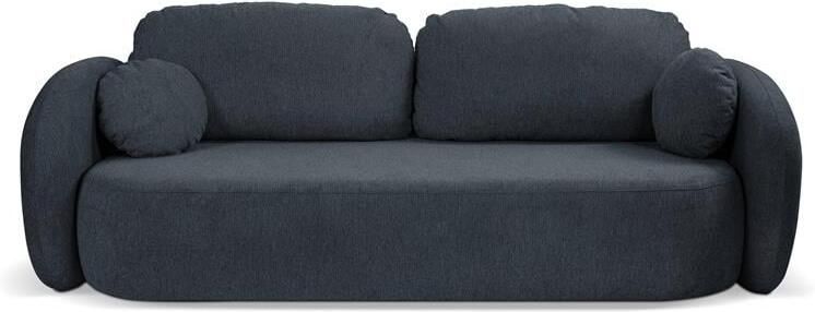 By fonQ Orin 3-zitsbank met Slaapfunctie Chenille Blauw