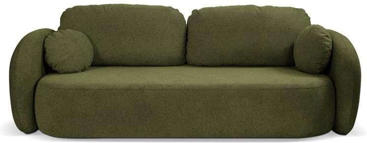 By fonQ Orin 3-zitsbank met Slaapfunctie Chenille Groen