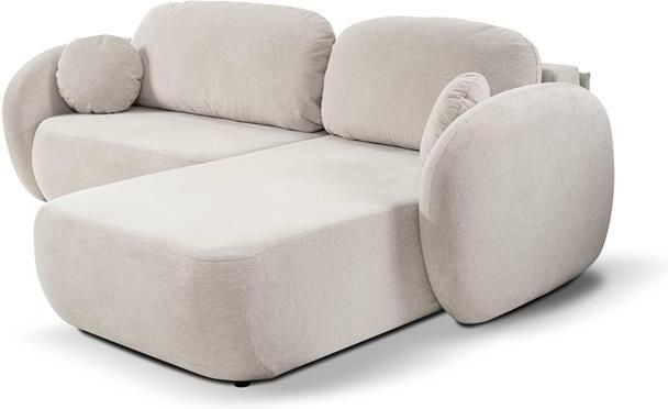 By fonQ Orin Hoekbank Rechts met Slaapfunctie Chenille Beige