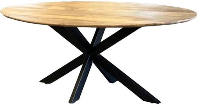 By fonQ Ovelo Eettafel 210 x 100 cm Mangohout