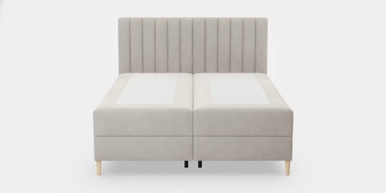 By fonQ Pazara Boxspring met Opbergruimte 160 x 200 cm Beige Naturel