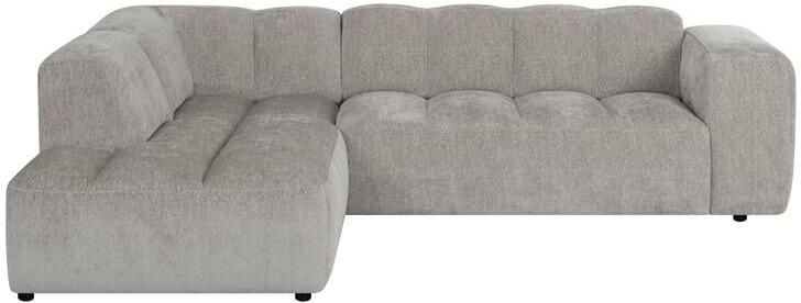 By fonQ Plume 2 5-zits Hoekbank Links Chenille Grijs