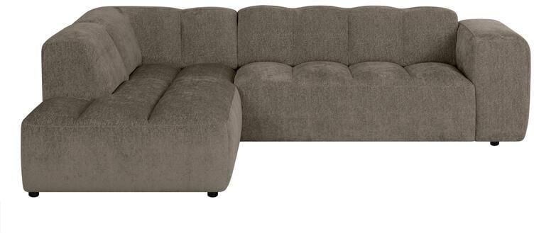 By fonQ Plume 2 5-zits Hoekbank Links Chenille Mocca