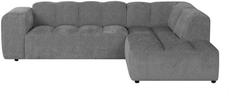 By fonQ Plume 2 5-zits Hoekbank Rechts Chenille Antraciet