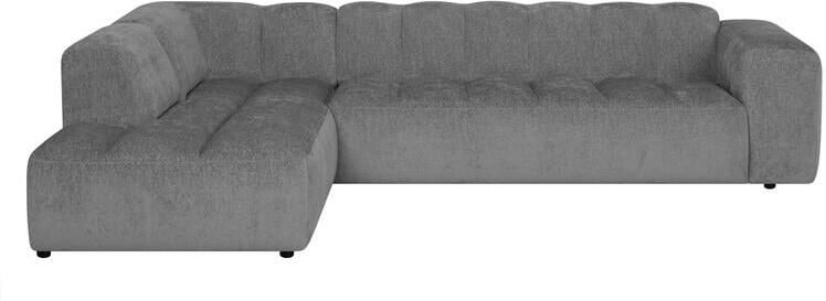 By fonQ Plume 3-zits Hoekbank Links Chenille Antraciet