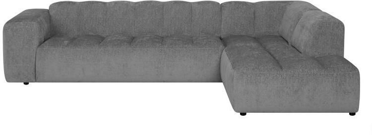 By fonQ Plume 3-zits Hoekbank Rechts Chenille Antraciet
