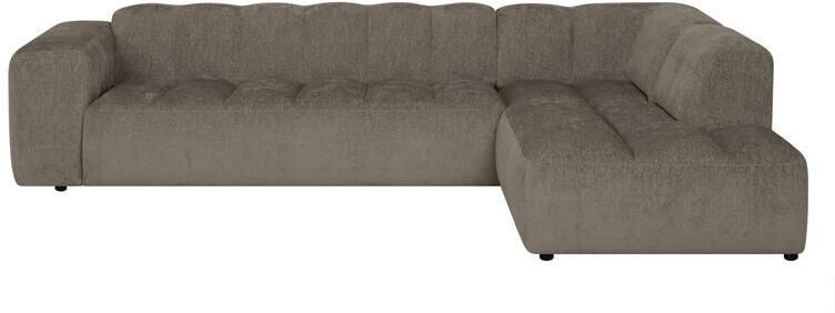 By fonQ Plume 3-zits Hoekbank Rechts Chenille Mocca