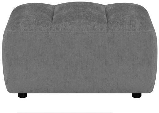 By fonQ Plume Hocker Chenille Antraciet