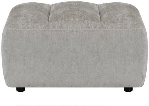 By fonQ Plume Hocker Chenille Grijs