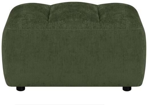 By fonQ Plume Hocker Chenille Groen