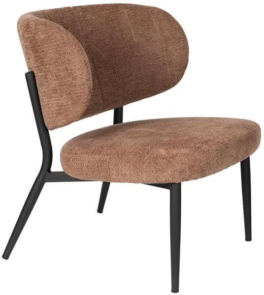 Housecraft living Feliz Lifestyle Sanne Loungestoelen Fauteuil Oranje Grijs Set van 2 - Foto 5