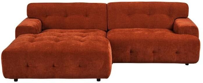 By fonQ Ruby Hoekbank met Chaise Longue Links Terra