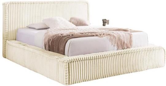By fonQ Ruffle Bedframe 200 x 200 cm Ivoor
