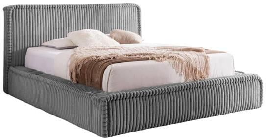 By fonQ Ruffle Bedframe 160 x 200 cm Grijs